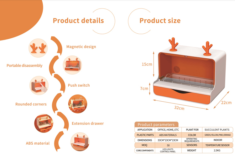 SENSH 실내 15W 허브 수경재배 식물 재배등 스마 - Smart Garden Offices 리뷰 및 가격