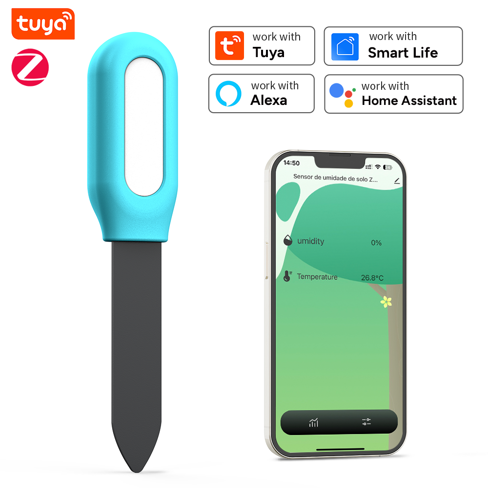 Tuya Zigbee 토양 센서 습도 온도 수분 감지기 - Smart Garden Products 리뷰 및 가격